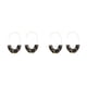 thumbnail image 1 of Pendientes de estilo sencillo Sonducket con estampado de leopardo en forma de U, 1 of 6