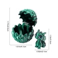 thumbnail image 3 of Yusimy Easter Hatchable Dragon Egg Toy Assembly Colorful Dragon Model, 3 of 6