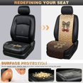 thumbnail image 5 of Eheartsgir Leopard Cherry Bow Print Car Front Seat Covers for Universal Fit, Non Slip Comfortable Quilted 2 Pack Polyester Vehicle Seat Protector for Pets and Daily Use, 5 of 7