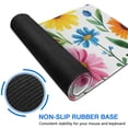 thumbnail image 6 of Long Mouse Pads for Desk,Pioneer Flower Floral Print Pattern Desk Mats on Top Of Desks, Desk Mouse Pad Extra Large with 3mm Non-Slip Base and Stitched Edge for Gaming,Office,Work,Home 31.5"x11.8", 6 of 6