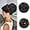Dark Brown, variant on Messy Bun Hair Piece Wavy Curly Fake Hair Buns Synthetic Scrunchie Messy Bun Natural Extensions Updo Hair Pieces for Women (Dark Brown)