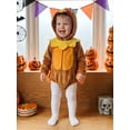 thumbnail image 3 of RUINIXCW Newborn Baby Girl Boy Thanksgiving Turkey Costume Infant Fall Winter Animal Cosplay Photoshoot Outfit Warm Fleece Long Sleeve Hooded Romper, 3 of 10