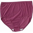 thumbnail image 5 of Fruit of the Loom Women's Eversoft Cotton Plus Size Brief Underwear, Tag Free & Breathable, 6-Pack, Size: 9 Plus-13 Plus, 5 of 6