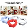 thumbnail image 5 of Silicone Mixing Bowl Protector Splatter Guard, 10 Inch Universal Fit for Stand Mixer Bowls, Reusable Non-Slip Baking Accessory, 5 of 8