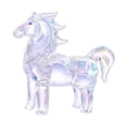 thumbnail image 3 of Elodie Figurine de Cheval en Cristal Sculpture Décorative pour Animal de Collection Moderne AB Coloré, 3 of 8
