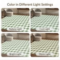 thumbnail image 7 of ODIKA 8'x10' Washable Area Rug Durable, Non-Slip Mint Checked Checkered Grid Gingham Squares Geometric Classroom for Living Room, Under Sectional, Family, 7 of 7