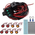 thumbnail image 2 of Kit de señal de giro con interruptor basculante ATV UTV para Yamaha Rhino Polaris Ranger Likrtyny Accesorios para autos y motos, 2 of 8