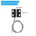 thumbnail image 2 of Unique Bargains Magnetic Reed Switch, 4 Pack NO Wired Magnetic Contact Switch, Black, 2 of 5