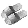 thumbnail image 3 of ZTTD Couples Men Shower Room Home Non Slip Breathable Soft Sole Shoes Slipper Comfortable Flat Shoes Gray, 3 of 5