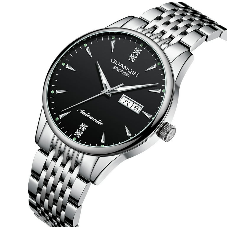 GUANQIN Men Automatic Mechanical Stainless Steel Business