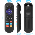thumbnail image 2 of Original UX Remote for Roku N1100 HD Also Supports Roku Player (Roku 1/2/3/4, HD/LT/XS/XD), Express/Premiere/Ultra; NOT for Roku TV or Roku Stick, NO TV Power Button, NO TV Volume Button, 2 of 7