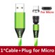 thumbnail image 1 of AUFU LED que fluye la luz que carga el Cable USB magnético que brilla en el Cable tipo C Cable magnético Micro Cable cargador para iPhone Huawei Samsung Tan Jianjun unisex, 1 of 2