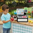 thumbnail image 3 of Little Tikes First Self-Checkout Stand Play Cash Register with Realistic Lights & Sounds and 40 Pieces, Play Pretend Shopping Toy for Kids Girls Boys Ages 3 4 5+, 3 of 7