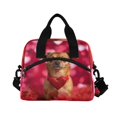 thumbnail image 2 of Lunch Bag Portable Crossbody Meal Bag Cooler Bag Insulated Lunch Bag Food Bag Handheld & Crossbody Design Cute Valentine's Day Dog, 2 of 6