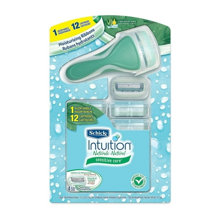 Schick Intuition Plus Razor   12 Razor Blades