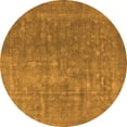thumbnail image 1 of Ahgly Company Indoor Round Oriental Orange Industrial Area Rugs, 7' Round, 1 of 4