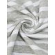 thumbnail image 5 of INSPIRAR CHIC Ropa de dormir para mujeres, vestido de noche de algodón a rayas con mangas 3/4, cuello redondo, midi, color contrastante, suave, talla XL, gris, 5 of 6