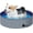 Dark Gray, variant on Dog Pool for Large Dogs, Kiddie Pool Hard Plastic, Dog Bathtub Portable, Foldable Pool for Dogs Slip-Resistant (Dark Gray, S - 32'' x 8'')