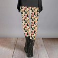 thumbnail image 5 of Christmas Tree Fall Polyester Ankle-Length Spandex Leggings for Women Yellow Women's Day Autumn And Winter Artistic Splash Printed Soft Stretchy Pants 3XL, 5 of 6