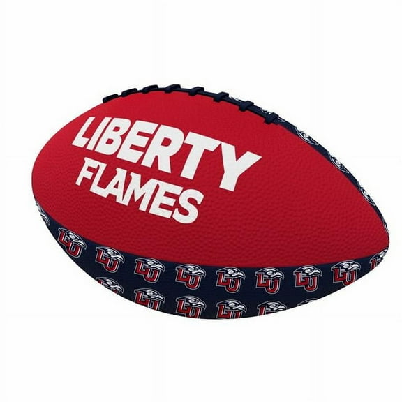 Logo Brands 129-93MR-3 Liberty University Mini Size Rubber Footballl
