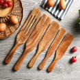 thumbnail image 3 of POINTERTECK 5pcs Solid Wood No Paint No Wax Rice Spoon Rice Cooker Special Rice Spatula, 3 of 6