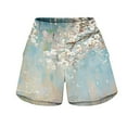 thumbnail image 3 of Gubotare Womens Summer Shorts Women's Ease Into Comfort Modern Pull-On Bermuda Short with Pockets,Sky Blue XXL, 3 of 3