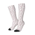 thumbnail image 2 of Fotbe Cute Rabbit print Women's Men's Novelty Crew Socks Cotton Socks Knee High Socks for Walking,Running,Nurses,Pregnancy, 2 of 9