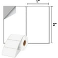 thumbnail image 2 of czcpp-2" x 1" Direct Thermal Labels, Barcode & Return Address, Compatible with Zebra & Rollo Printers (1300 Labels), 2 of 4