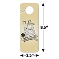 thumbnail image 6 of I Love My Labradoodle Plastic Door Knob Hanger Sign, 6 of 6