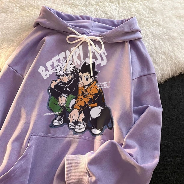 Sudadera Con Capucha Hunter X Para Hombre Y Mujer Killua Zoldyck Hisoka 90s Anime Streetwear Toppangjing