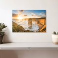 thumbnail image 2 of Elephant Stock Twelve Apostles Beach Sunrise Wall Art - Horizontal Canvas Wall Art - Living Room Wall Decor - Nature Canvas - Gray And Blue Decor - 12" x 8", 2 of 8
