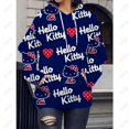 thumbnail image 1 of Chandail à Capuchon pour Femmes T-Shirt à Imprimé Hello Kitty Automne Mode à Capuche Chandail Décontracté Moderne 2023 Aguichant Chandail à Capuchon à Imprimé Léopard, 1 of 7
