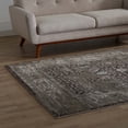 thumbnail image 6 of Berit Distressed Vintage Floral Lattice 8x10 Area Rug in Brown and Beige, 6 of 8