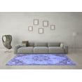 thumbnail image 3 of Ahgly Company Machine Washable Indoor Rectangle Persian Blue Traditional Area Rugs, 5' x 7', 3 of 4