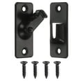 thumbnail image 1 of Uxcell 1-Pack Flip Latch Gate Latch, 1.7 Pulgadas Cerradura de Ángulo Recto de 90 Grados para Puerta de Granero [Negro], 1 of 7