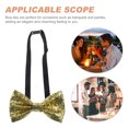 thumbnail image 6 of Raindrops Men Bow Tie Pre-tied Bow Tie Formal Tuxedo Bowtie Adjustable Glitter Bow Tie, 6 of 7