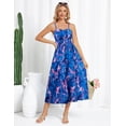 thumbnail image 4 of Vestido GRACE KARIN Sundress para mujer 2025 con estampado floral de verano, 4 of 7