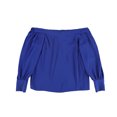 thumbnail image 1 of Blusa sin hombros bar III mujer azul XS, 1 of 2