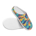 thumbnail image 3 of Goofa Colorful Fish 1 Print Womens Mens Cotton Lightweight House Slippers , Washable Home Slippers,Indoor Comfy Bedroom Cozy Slippers-44/45, 3 of 7