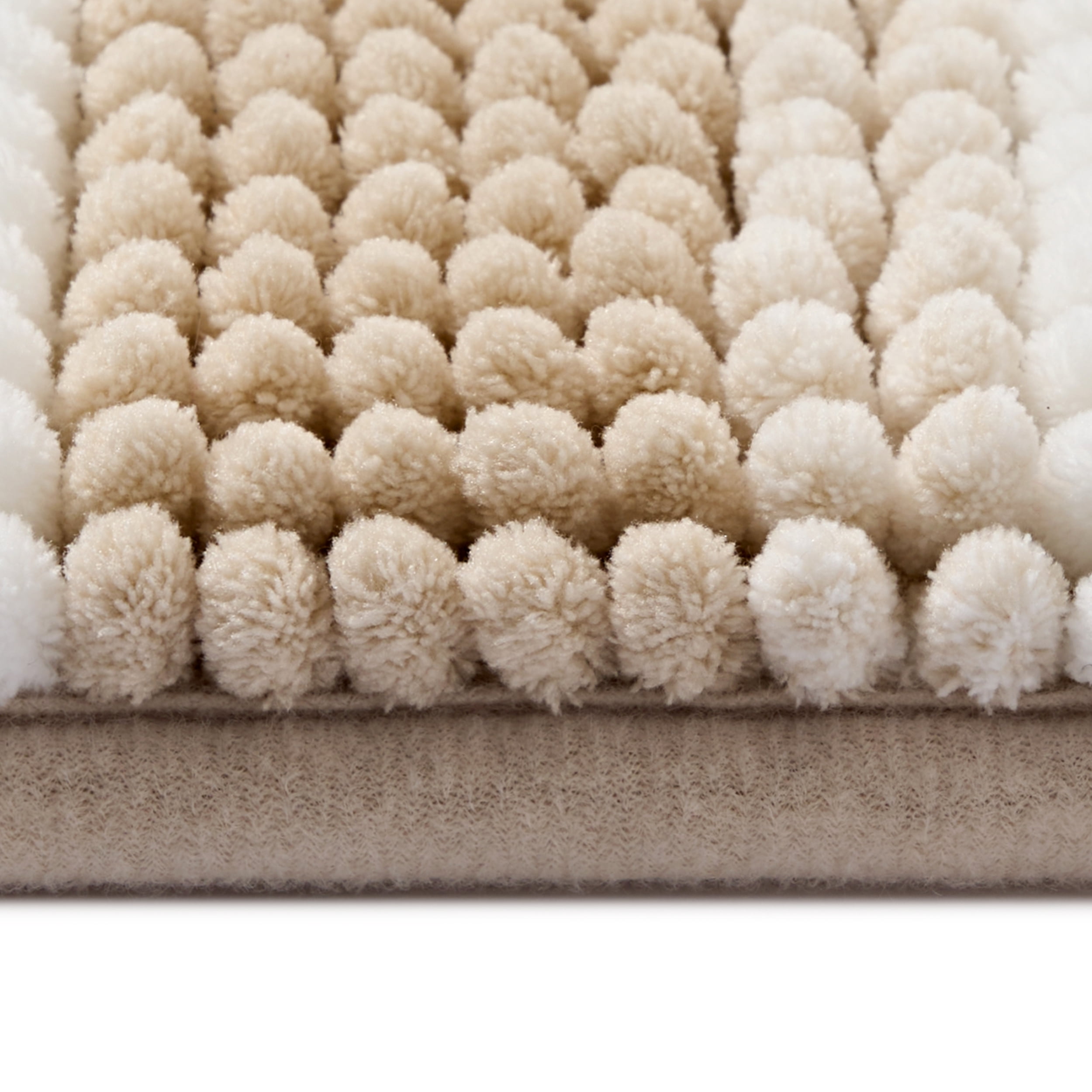 Mainstays Performance Foam Noodle Bath Rugs, 17"x24" Tan