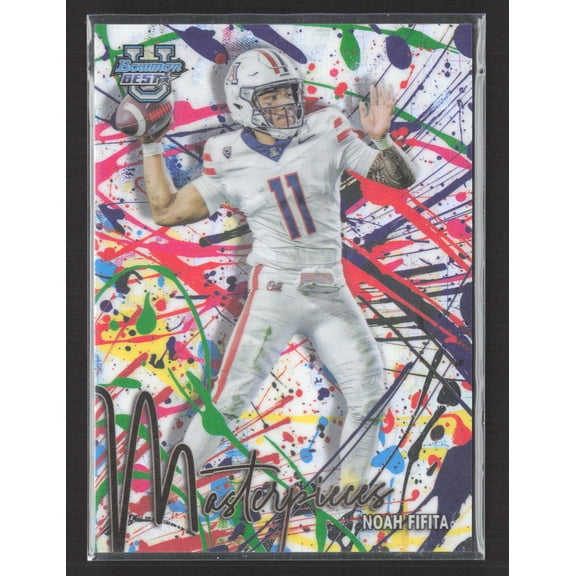2024 Bowman University Best Masterpieces Noah Fifita #BM-11 Arizona Wildcats Football Card