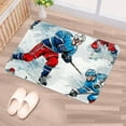 thumbnail image 5 of Ice Hockey Elegant Polyester Indoor Rug, Non-Slip Chair Rug, Machine Washable Floor Rugs, 5 of 6
