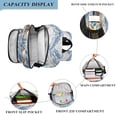 thumbnail image 3 of FORMRS Unisex School Backpack 17" Student Travel Bag with Laptop Compartment, Winter Mountain, 3 of 7