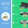 thumbnail image 3 of Vremi Vacuum Sealer Machine - Designed for Food Preservation and Sous Vide - Includes Starter Bags and Suction Hose for Jars and Containers, 3 of 3