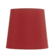 thumbnail image 2 of Red Five Inch Tapered Drum Clip on Chandelier Lampshades (Set of 6), 2 of 4