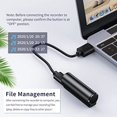 thumbnail image 5 of SHAR Voice Recorder, 350 Hours Battery Recording Time, 4GB Voice Activated Magnetic Recorder, Long Time Recording Device Ideal for Lessons, Meetings, Interviews, 5 of 5