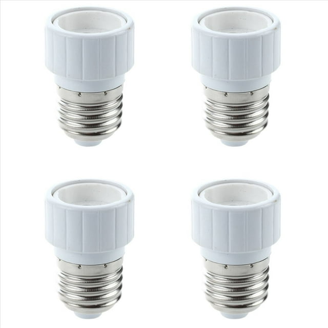 4X Conversor Adaptador de Portalamparas Casquillo de Bombilla y Lampara GU10 A E27