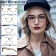 thumbnail image 2 of Gafas de lectura Fetrrc con bloqueo de luz azul, 5 pares, 2.75, 2 of 6
