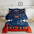 thumbnail image 2 of Manfei Ball Games Bedding Twin Comforter Set,Rugby Sports Down Comforter,American Rugby Bedding Sets Twin with Comforter,Breathable Room Decorative Reversible,2 Pieces, 2 of 8