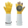 thumbnail image 1 of XL Guantes de jardinería Guantes de trabajo de cuero para mujer/hombre - Guantes de jardinería Regalo Herramientas de jardinería Guantes anticortes Guantes de rosas espinosas Herramientas de jardiner, 1 of 5